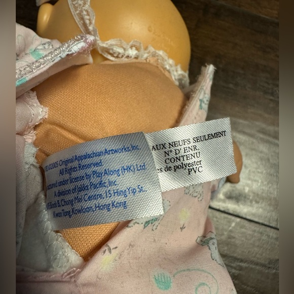 Cabbage Patch Babies 2004 Play Along Blue Eye Brown Hair Newborn Rare - Picture 10 of 12